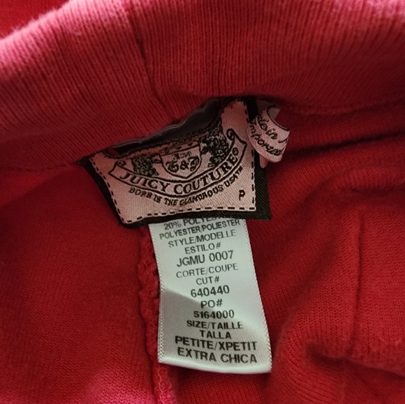 ❤️SOLD❤️  Juicy Couture Y2K TrackSuit Pants Red - Picture 4 of 7